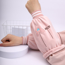 韩版时尚袖套女 可爱秋冬个生护袖 厨房防污成人工作长款套袖