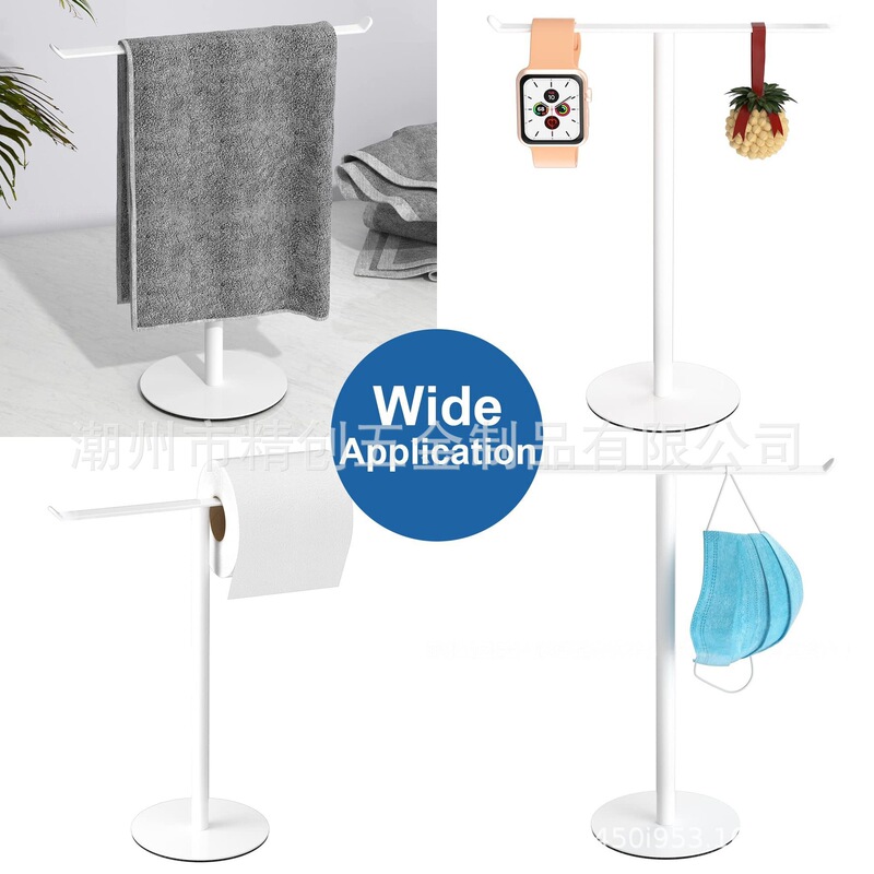Stainless Steel Floor-Standing Towel Rack American Bathroom Towel Rack Bathroom Punch-Free Towel Rack Accessible Luxury Towel Stainless Steel Floor-Standing Towel Rack American Bathroom Towel Rack Bathroom Punch-Free Towel Rack Accessible Luxury Towel