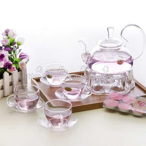 Glass tea set, flavored tea, teapot, fruit tea, tea cup, thermos