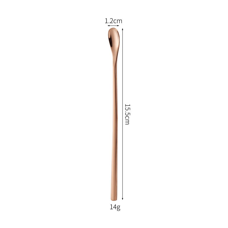 15cm 로즈 골드 라운드 테일