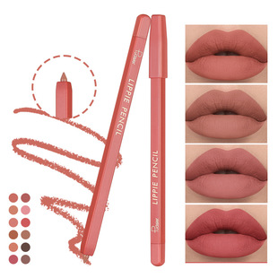 Cross-Border Hot Selling Pudaier Lipstick Pen Waterproof Non-Stick Cup Matte Hook Line Lip Pencil Amazon Lip Liner