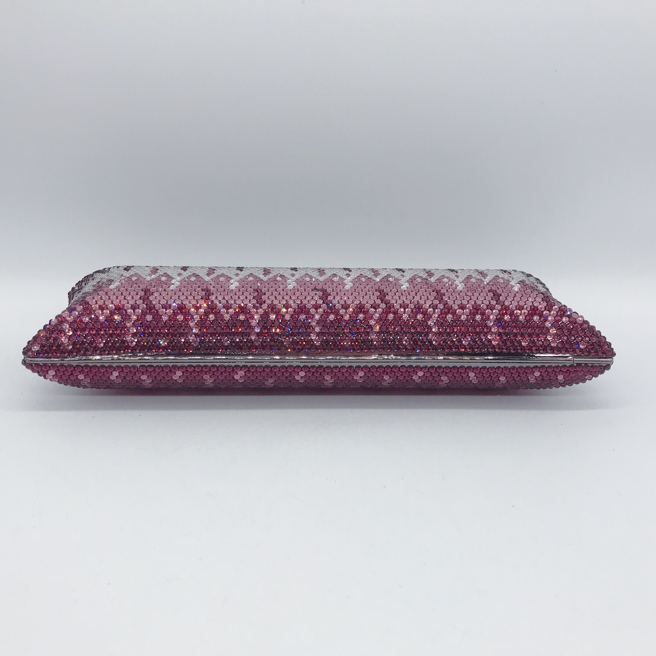 Túi clutch nữ đính đá rhinestone cầm tay hộp cứng dự tiệc — 10 # xanh ngọc chi tiết 33