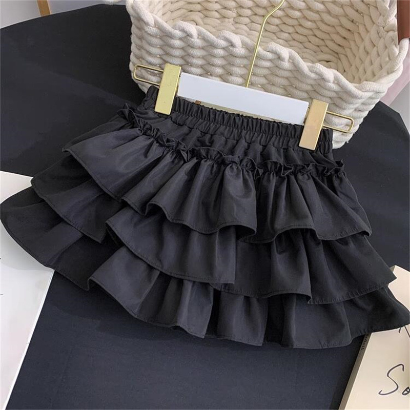 Xianning siete faldas para niñas verano nuevo estilo estilo occidental falda de pastel para niños falda corta para niñas falda tutú falda princesa pantalones