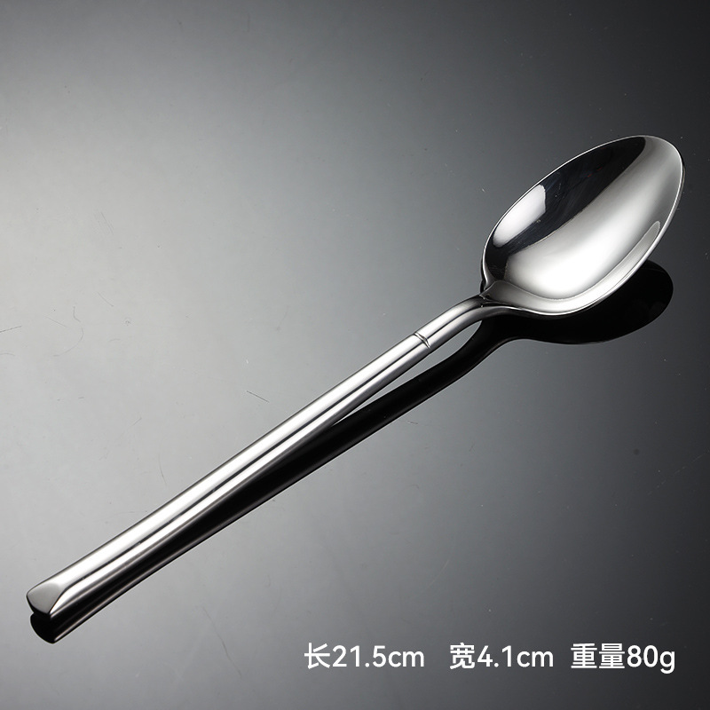 エーン304ステンレスナイフとフォークスプーン西食器多規格騎士鏡面研磨角柄会社プレゼント|undefined