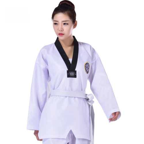 Brand Square Adult and Children Taekwondo Uniform Long Sleeve Men and Women's Beginner Training Uniform Can Be Printed and Embroidered