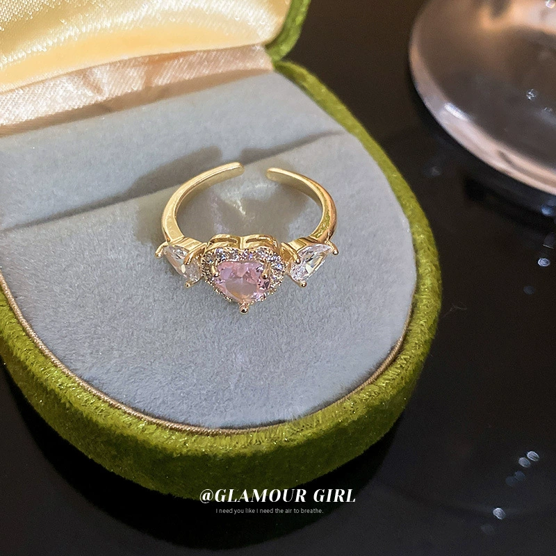 П fashionable ring with zircon?