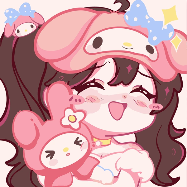 Sanrio Little Girl【Rabbit Grid】01