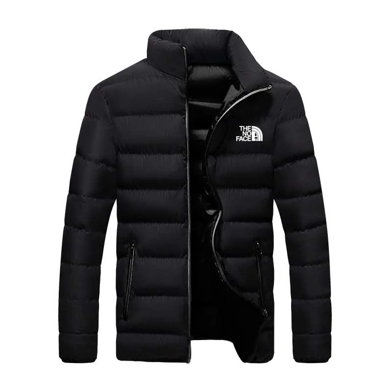 Cross-border foreign trade men's winter casual fashion stand-up collar coat, men's in stock stand-up collar warm coat down jacket
