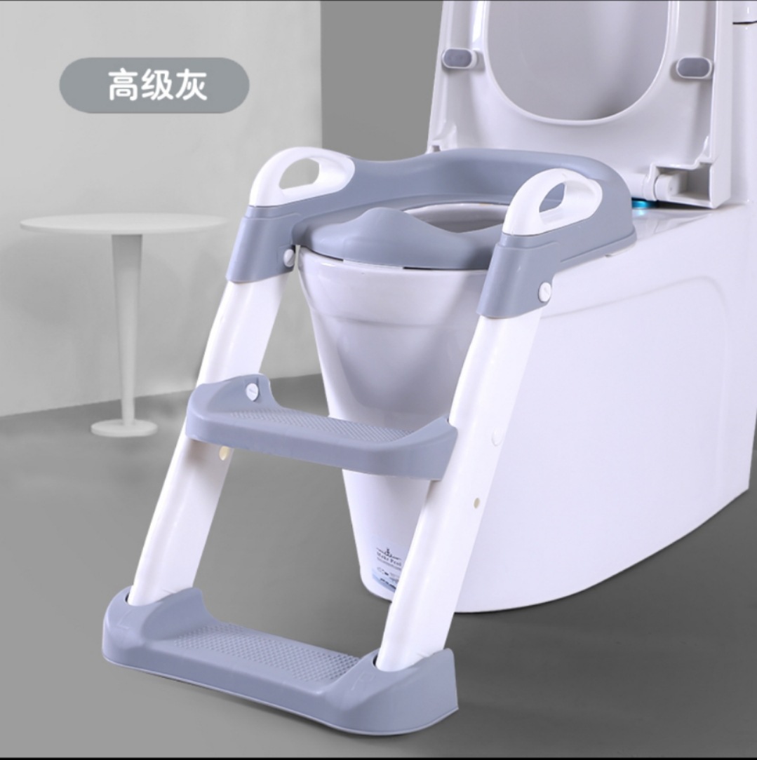 Fábrica directa de inodoro infantil escalera ajustable plegable inodoro infantil escalera auxiliar anillo de inodoro para hombres y mujeres, como