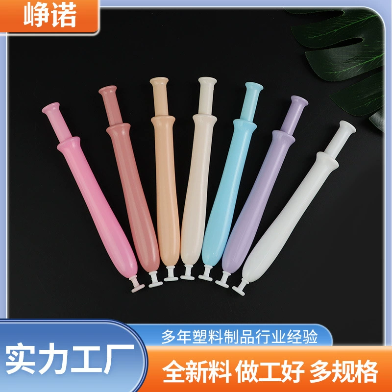 Многоцветный одноразовый гель-аппликатор для интимной гинекологической терапии, 3 г, новый I-образный аппликатор-пробка, оптом