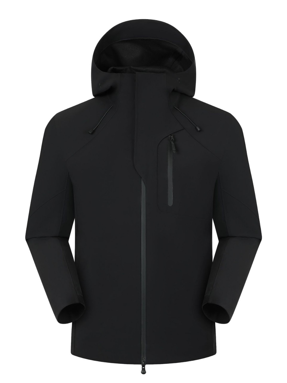 Chaqueta Softshell Térmica de Montaña de Poliéster Impermeable para Senderismo
