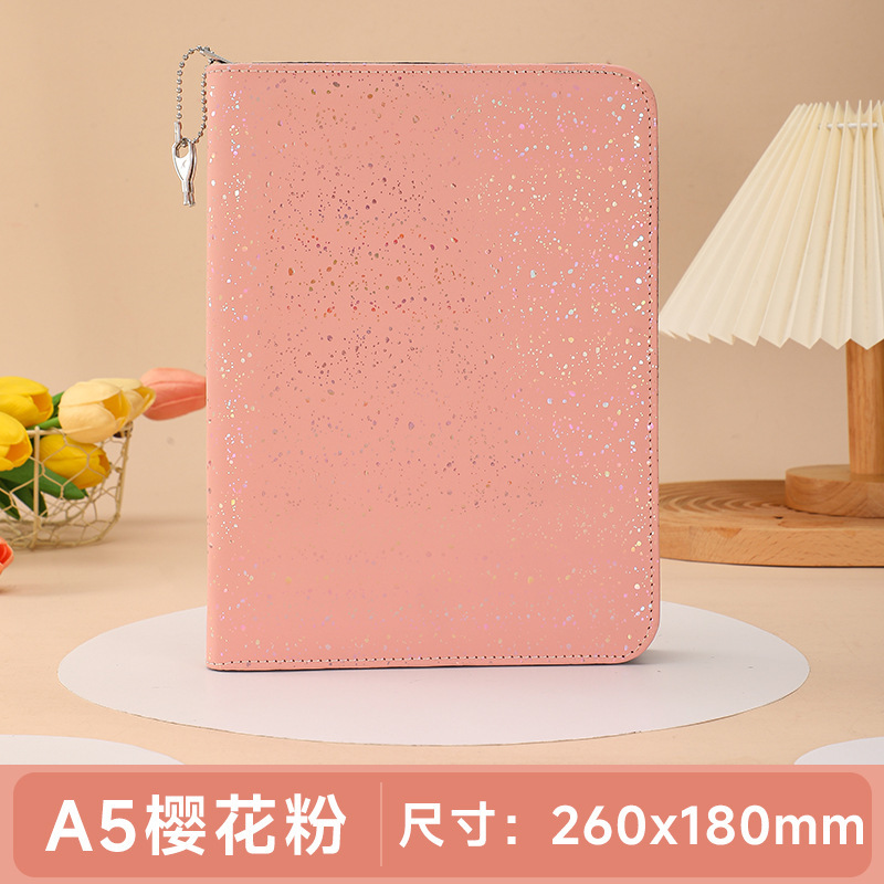 Bolsa con cremallera de grano de madera blanda, cuaderno, oficina de negocios multifuncional, cuaderno, diario de regalos de vacaciones empresariales para maestros