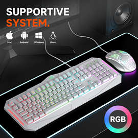 UMILA有线游戏键盘机械线控键盘办公可用键盘USB接口适用度广泛