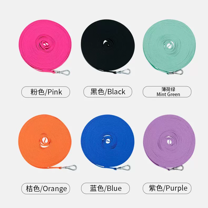 跨境热卖宠物用品柔软耐磨易清洗遛狗绳PVC防水耐用款狗狗牵引绳