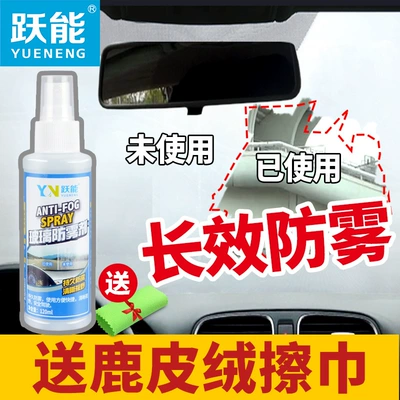 window helmet anti-fog, Glass agent