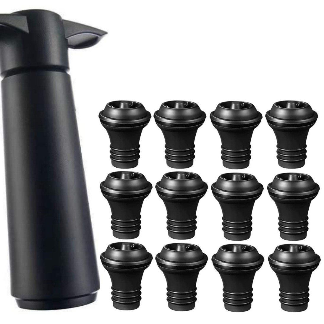 Tipo A-negro bomba doce enchufe + bolsa de OPP