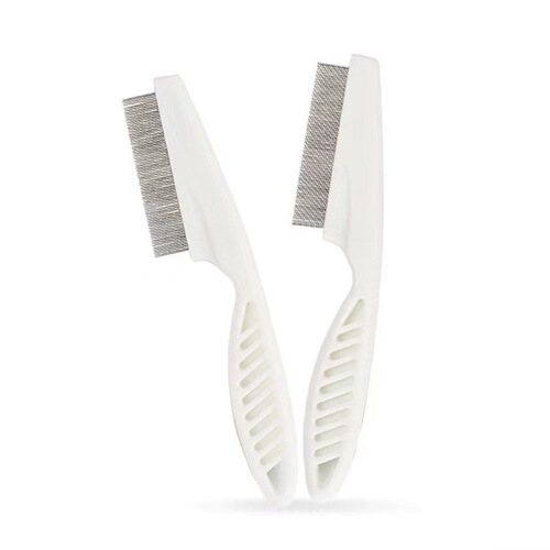 Special straight comb for pets, dense tooth comb for cats and dogs, universal flea comb, lice removal comb, floating hair beauty cleaning comb