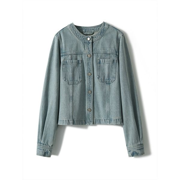 Denim short set