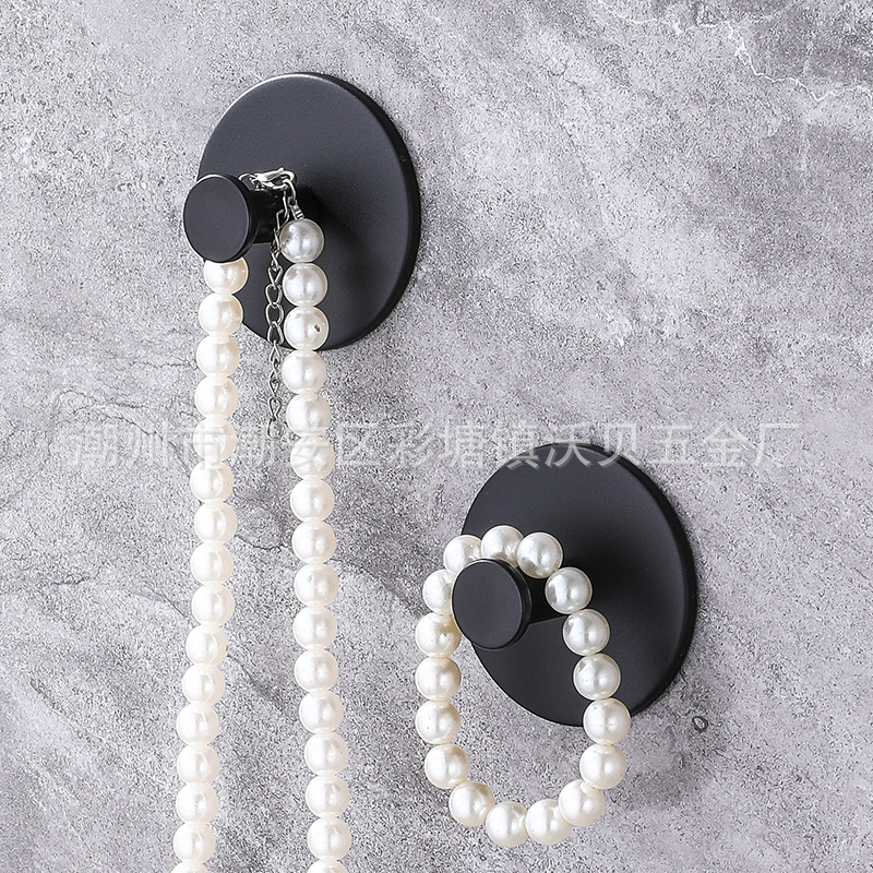 Transfronterizo nuevo gancho pegajoso de acero inoxidable sin costura gancho de baño gancho de abrigo de Casa gancho de la bata de baño