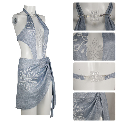 New Yeojun Cosplay Costume of Gu Qinghan, Midsummer Frost of Female Ning Hong, Afternoon of Beautiful Summer, Swimwear Cosplay Suit