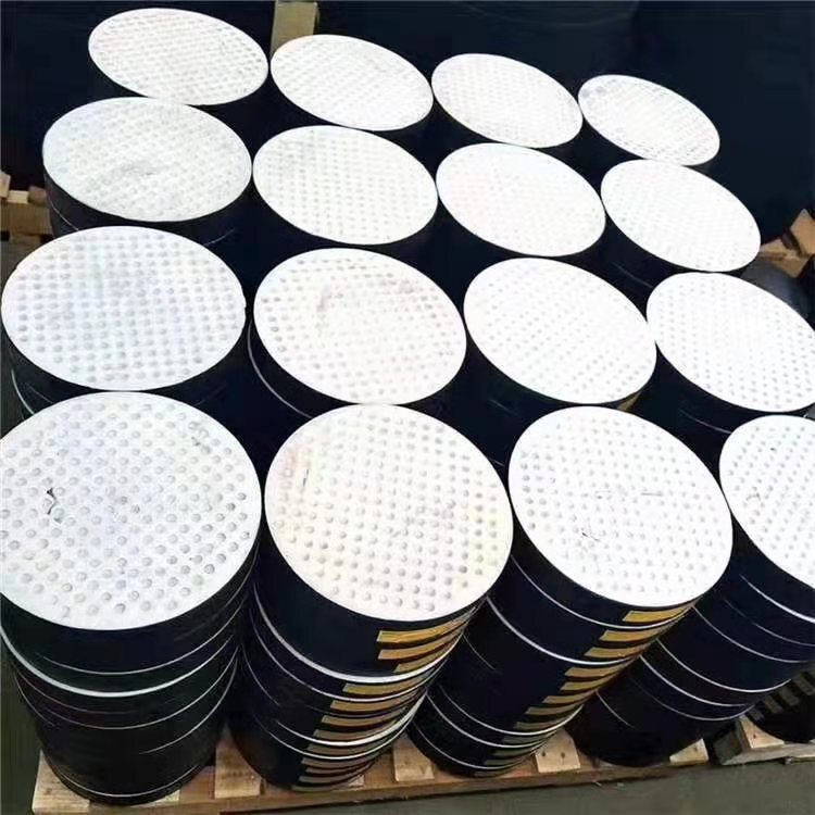 桥梁橡胶支座四氟板圆柱盆式垫块支座厂家公路减震垫支座批发|undefined