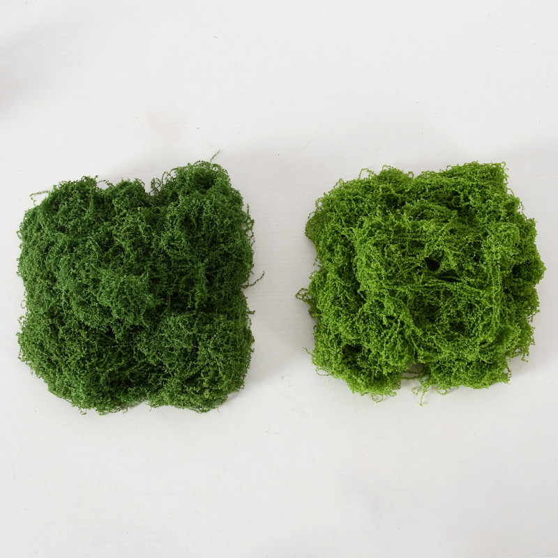 Simulación de musgo filamento césped artificial musgo micro paisaje diseño de césped en maceta plantación en maceta pavimentación paisajística mayorista