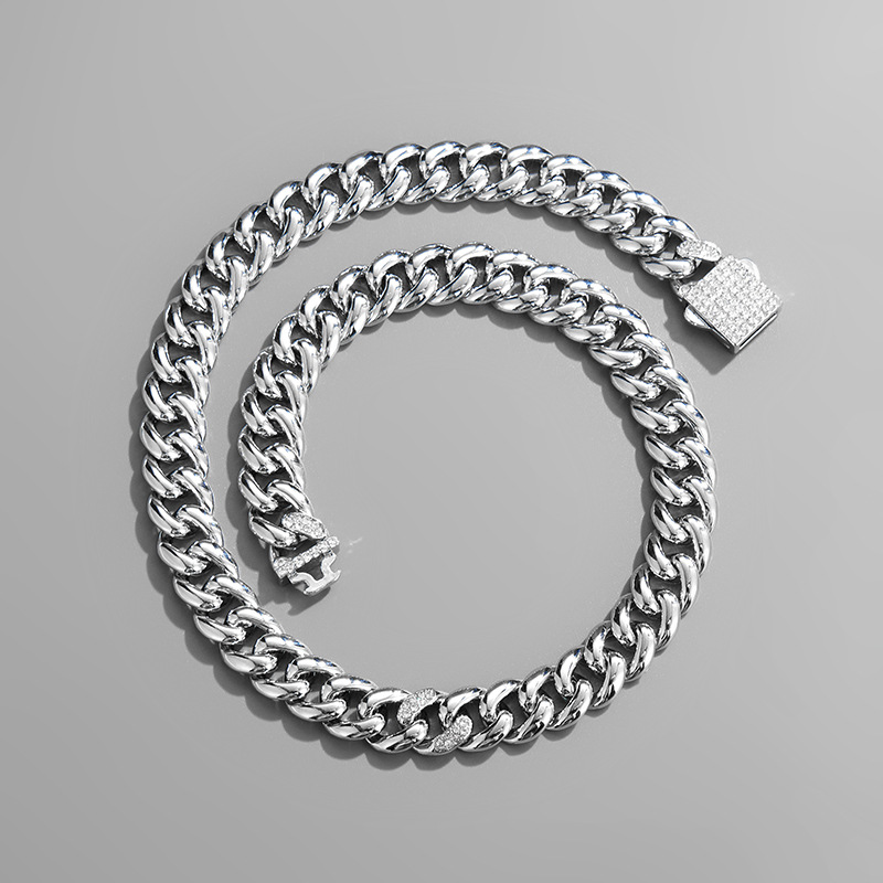 Cuban Chain Necklace For Men - Personalized Punk Hip Hop Style_voghion.com