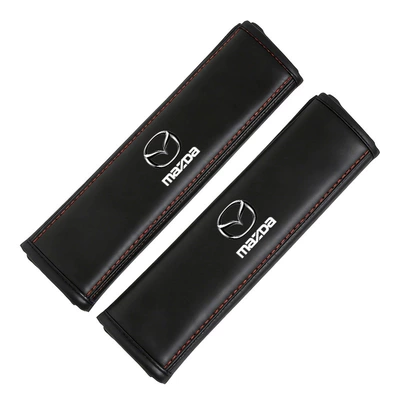 Anti-Neck Strangulation Soft Anti-Abrasion Clothing Seat belt shoulder pad - double-line-shoulder-pads-mazda