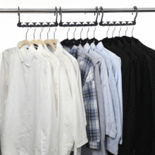 省空间神奇魔术塑料衣架收纳架多功能折叠挂钩晾衣架串连现货厂家