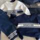 Cotton Children's Autumn New Long-sleeved T-shirt Boys and Girls Trendy Brand Letter T-shirt Baby Crewneck Stylike Base Shirt