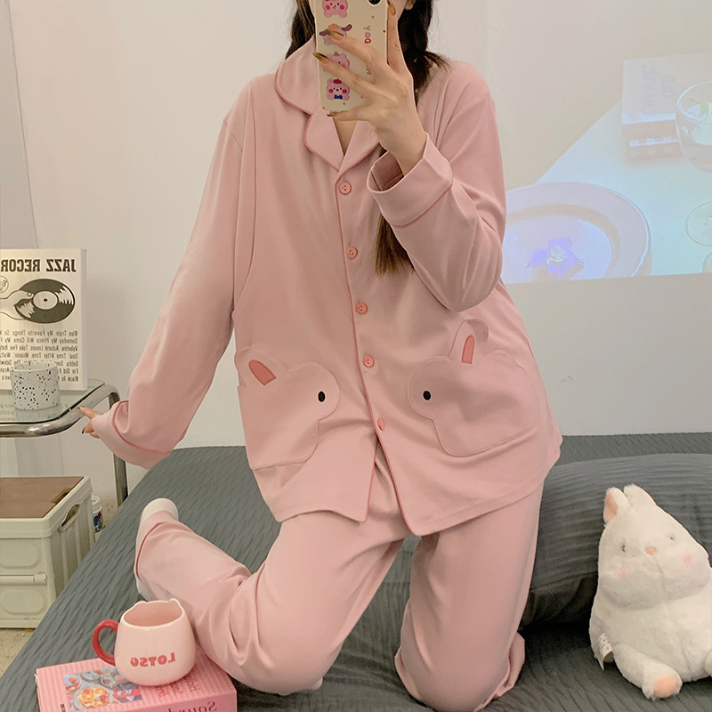 순면 A급 산후복 봄 여름 얇은 임산부 수유 잠옷 산후 산모 봄 가을 수유 가정복 세트