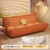 Three-person seat - cat scratching - orange