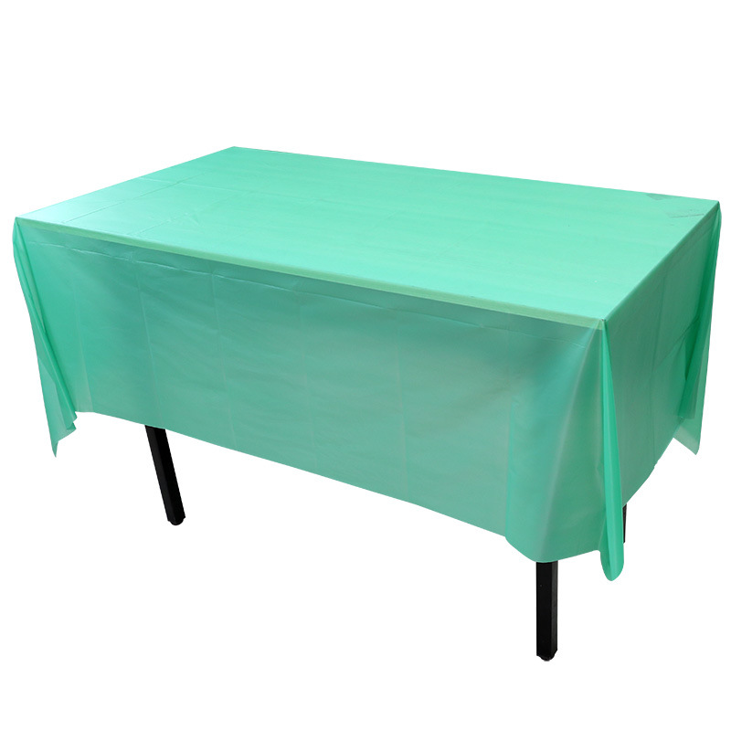 tablecloth Event & Party Supplies Birthday Casual Solid Color Plastic Housewarming Party Birthday Tablecloth