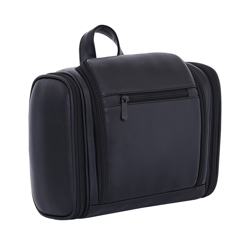 Bolsa de lavado de gancho multicapa de gran capacidad para viajes impermeables bolsa de almacenamiento de cosméticos portátiles