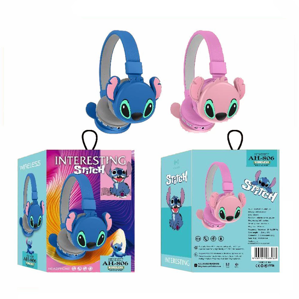 (Cross-border trading), cartoon cute three dimensional foldable headphones, bluetooth