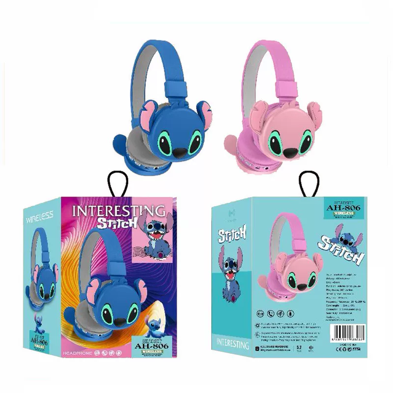 (Cross-border trading), cartoon cute three dimensional foldable headphones, bluetooth