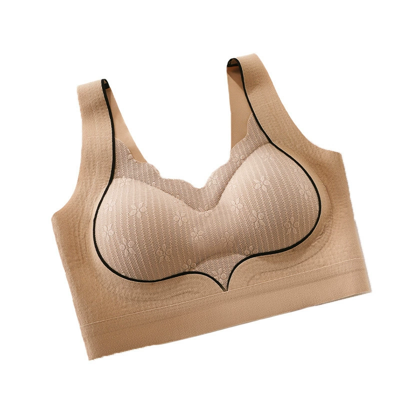 Lace underwear, push up bra, sexy breathable wireless bra