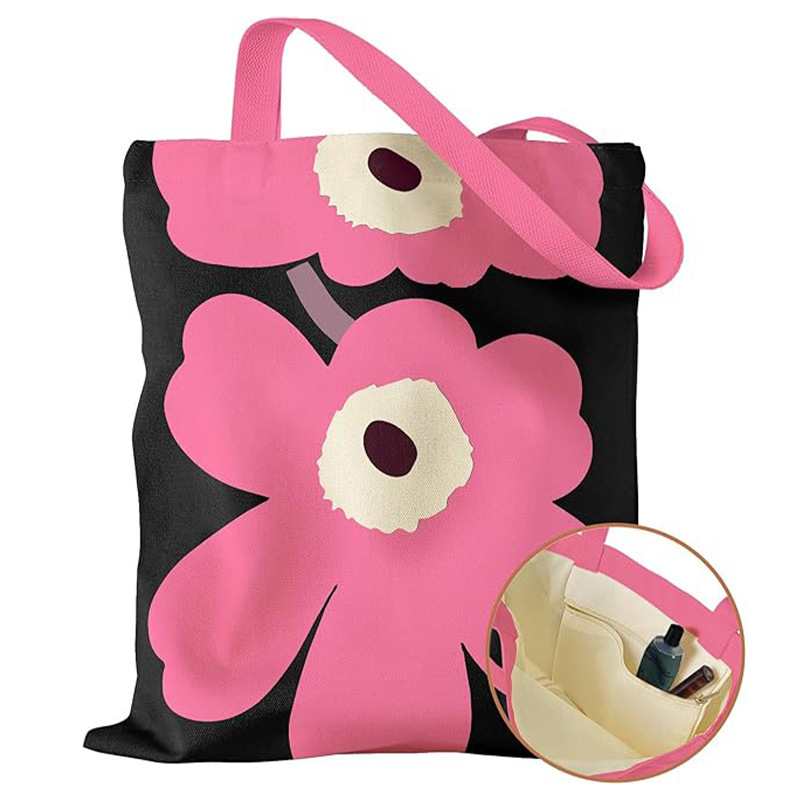 letras inglesas canciones impresión bolsas de lona bolsas de hombro bolsas plegables bolsas de mano bolsas de compras Amazon explosión comercio exterior