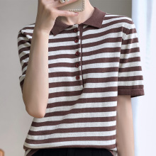 2025���ļ��¿�޾�POLO�Iᘿ�������T��Ů���sƴɫ�l�y�����