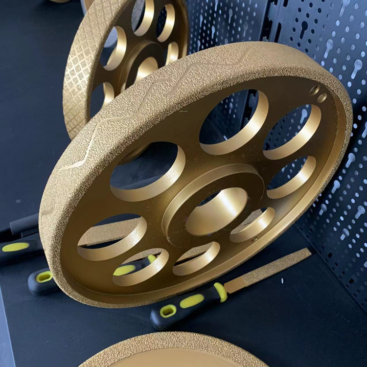 400外径铸铁磨轮 金刚石磨轮 铸件铸铁磨轮 钎焊金刚石打磨轮