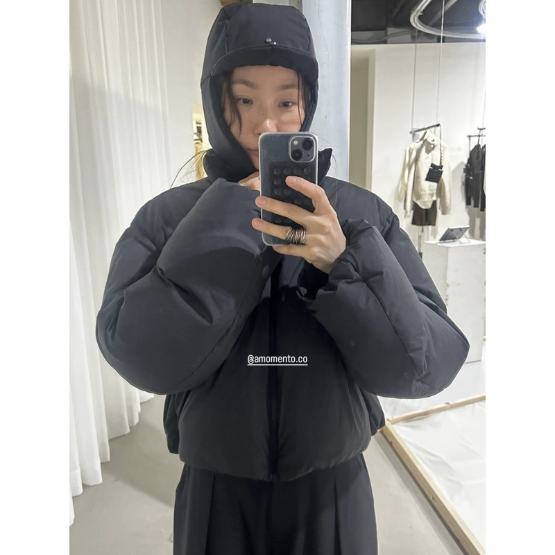 Now the 2026 Winter New Model Korean Designer Amo*Ento Stand Collar Warm Puffer down Jacket Now the 2026 Winter New Model Korean Designer Amo*Ento Stand Collar Warm Puffer down Jacket