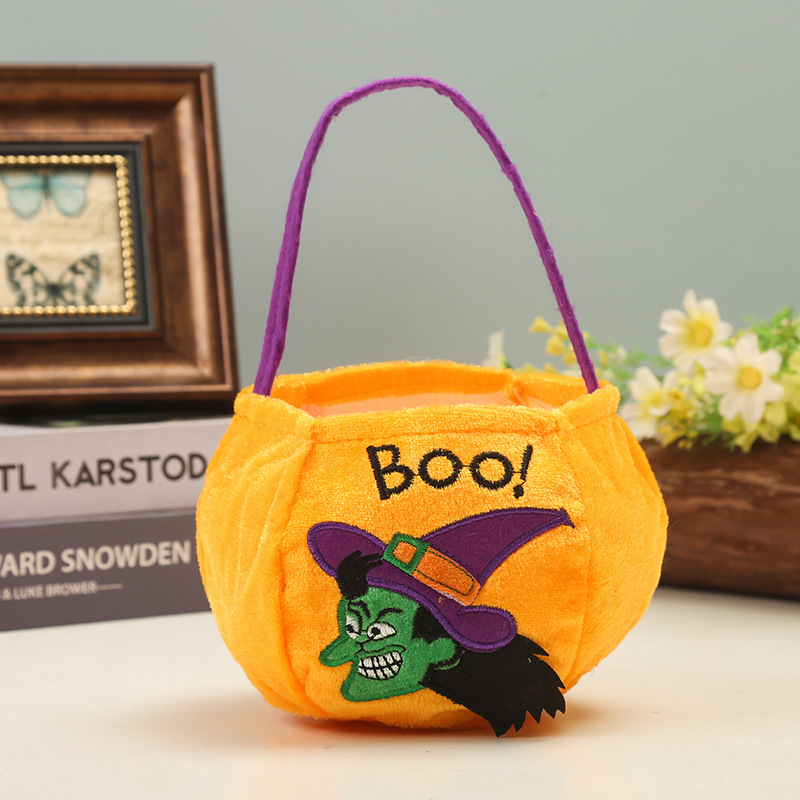 Bolsas de dulces de Halloween, atmósfera de vacaciones, regalos de vestuario, bolsas de mano para niños de la escuela primaria, bolsas de azúcar