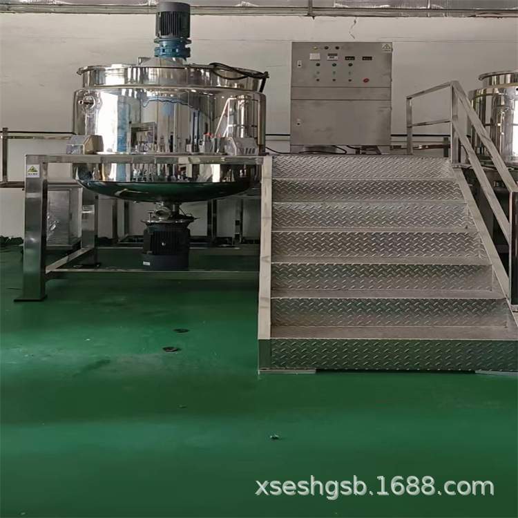 闲置1方-5方均质乳化罐 二手乳化罐 有蒸汽加热、电加热 膏霜搅拌
