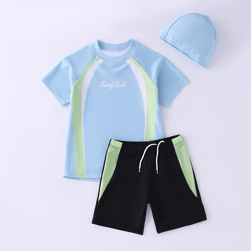 High Quality Children's Swimsuits, Boys' Split Swimsuits, Boys' And Boys' And Boys' And Boys' Training Swimsuits Set_voghion.com