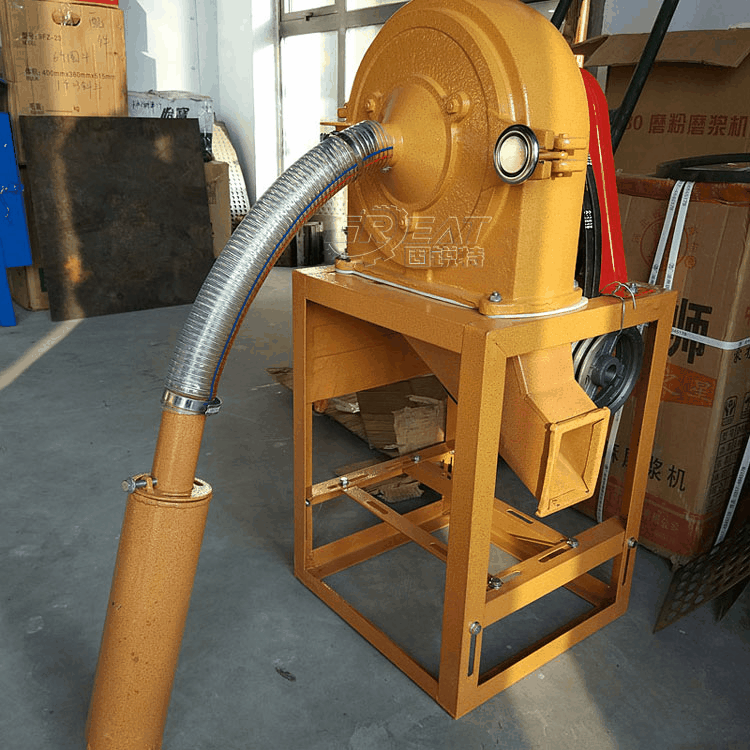 家用自动吸料玉米粒粉碎机 小型谷物齿盘吹打粉机 花椒麻椒磨粉机