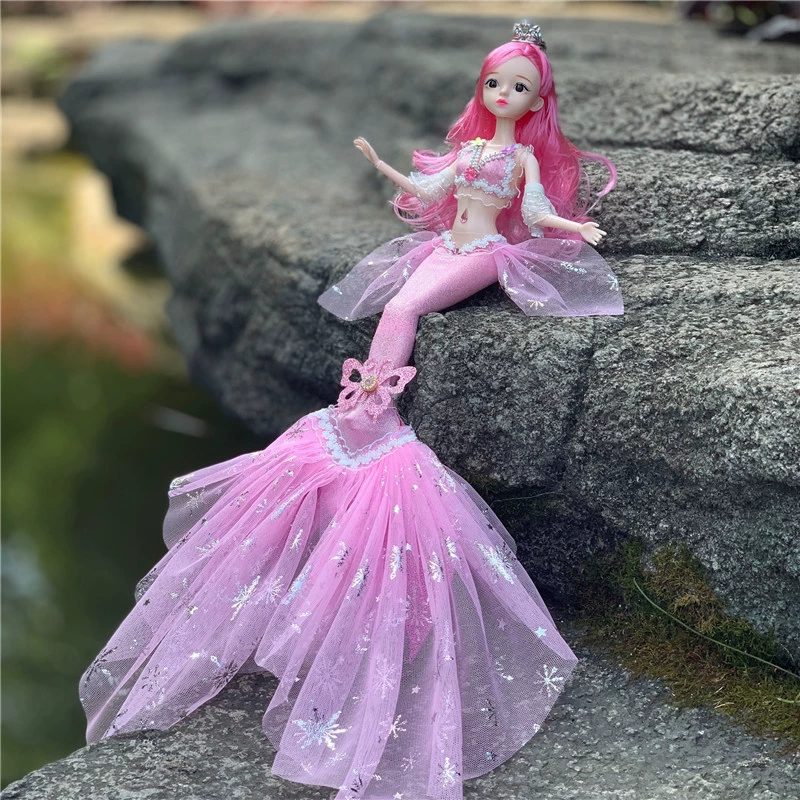 Doll Yau Tail Mermaid, 45 cm, 11 movable joints, removable clothes