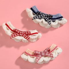 ペット唾液タオル四季かわいいニットペットよだれかけ犬よだれかけ猫アクセサリーペット用品卸売
