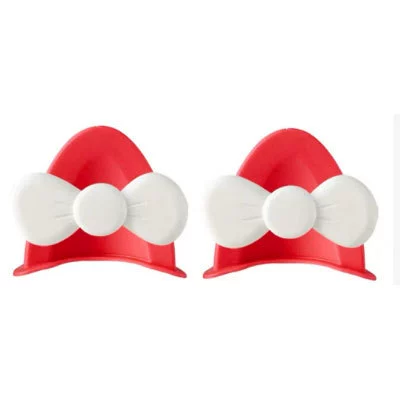 Dəbilqə (Kaska) aksesuarları – Accessories, Cute Random Stickers, Accessories - cat-eared-butterfly-red-and-white