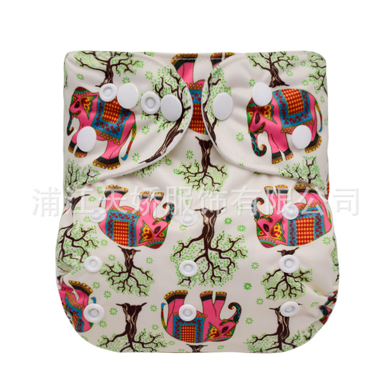 メーカークロスボーダー赤ちゃんおむつ洗える尿不湿通気性プリントトレーニングパンツcloth diaper|undefined