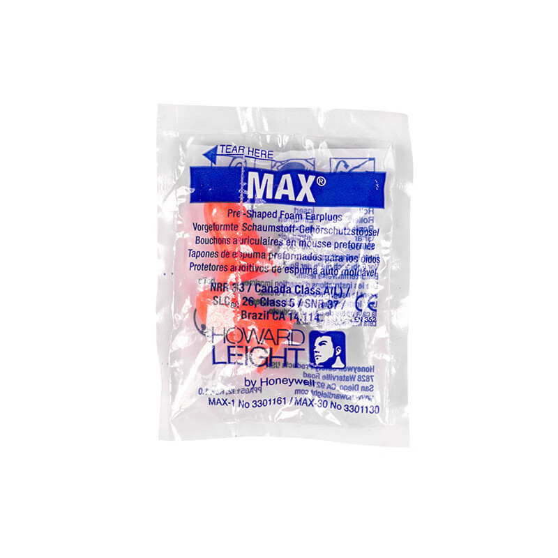 Tapones de Protección Auditiva MAX-1 MAX-30 de Espuma de Algodón Aislantes de Ruido